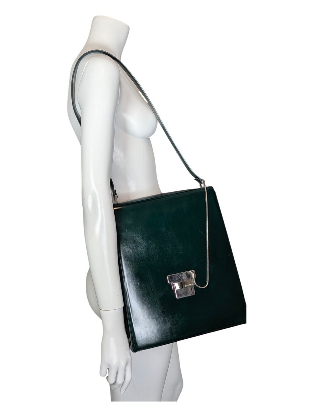 Gucci Spazzolato flap bag